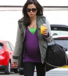Exclusive... Pregnant Jenna Dewan Stays Healthy In London
