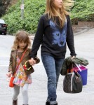 Jessica Alba And Family Go To The Park