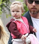 Semi-Exclusive... Jessica Simpson & Family Out For A Stroll On Easter