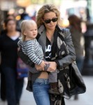 Kate Hudson & Son Bingham Out In New York