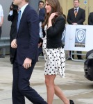 Prince William & Pregnant Kate Visit Warner Bros. Studio