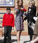 Kate Middleton Visits Willows Primary School