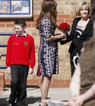 Kate Middleton Visits Willows Primary School
