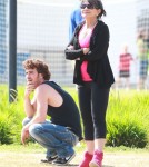 Kevin Federline & Family Watch His Boys Play Soccer