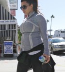 Pregnant Kim Kardashian Works It Out