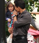 Exclusive... Mario Lopez Gets A Visit From His Family On Set