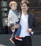 Exclusive... Father Son Bonding Day for Orlando Bloom and Flynn