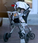 Tori Spelling Takes Finn & Stella To The Park