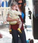 Victoria Beckham Takes Her Family To Lunch In LA