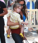 Victoria Beckham Takes Her Family To Lunch In LA
