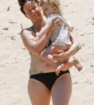 Semi-Exclusive... Pasty Alanis Morissette & Son Ever Enjoy The Beach In Hawaii