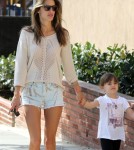 Alessandra Ambrosio Has A Busy Day In Santa Monica