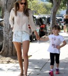 Alessandra Ambrosio Has A Busy Day In Santa Monica