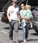 Amy Adams & Family Going To Breakfast