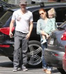 Amy Adams & Family Going To Breakfast