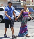 Exclusive... Donald Fasion & CaCee Cobb Grab Lunch At King's Road Cafe