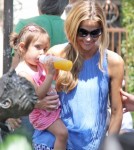 Exclusive... Denise Richards Leaving A Private Party At The Grove