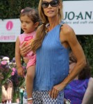 Exclusive... Denise Richards Leaving A Private Party At The Grove