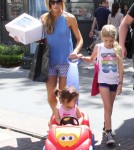 Exclusive... Denise Richards Leaving A Private Party At The Grove