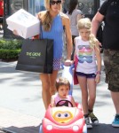 Exclusive... Denise Richards Leaving A Private Party At The Grove