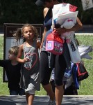 Halle Berry Picks Nahla Up From School