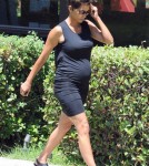 Pregnant Halle Berry Picks Nahla Up From School