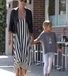 Exclusive... Heidi Klum And Martin Kristen Take Leni To Starbucks