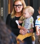 Hilary Duff Takes Luca To A Baby Class