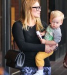Hilary Duff Takes Luca To A Baby Class
