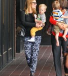 Hilary Duff Takes Luca To A Baby Class
