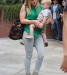 Hilary Duff Shops With Luca At The Mall