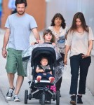 Jason Bateman & Family At The Hudson River Park
