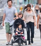 Jason Bateman & Family At The Hudson River Park