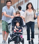 Jason Bateman & Family At The Hudson River Park