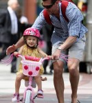 Jason Hoppy Takes His Daughter Bryn For A Bike Ride