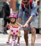 Jason Hoppy Takes His Daughter Bryn For A Bike Ride