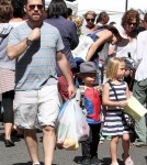 Jason Priestley Takes His Kids To The Farmers Market