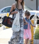 Jessica Alba And Honor Out And About In West Hollywood
