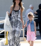 Jessica Alba And Honor Out And About In West Hollywood