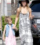 Jessica Alba And Honor Out And About In West Hollywood