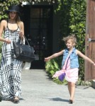 Jessica Alba And Honor Out And About In West Hollywood
