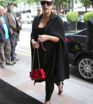Kim Kardashian & Kris Jenner Lunch In Paris
