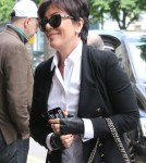Kim Kardashian & Kris Jenner Lunch In Paris