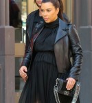 Pregnant Kim Kardashian Has Lunch with Jonathan Cheban in NYC