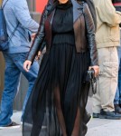 Pregnant Kim Kardashian Has Lunch with Jonathan Cheban in NYC