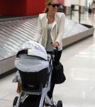 Kristin Cavallari Arriving On A Flight At LAX