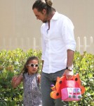 Gabriel Aubry Picks Nahla Up From School