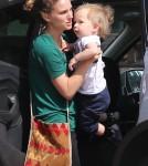 Natalie Portman & Aleph Stop By A Friend's House