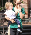 Natalie Portman & Aleph Stop By A Friend's House