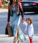 Padma Lakshmi & Daughter Krishna Out And About In New York
